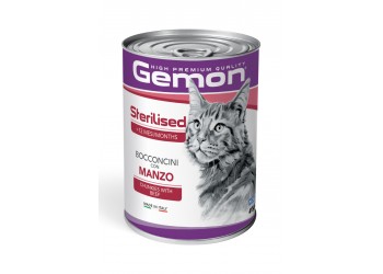Gemon by Monge Cat Adult Sterilised Bocconcini con Manzo da 415 gr